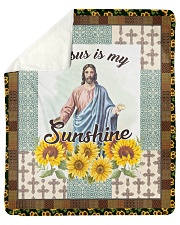 Jesus Is My Sunshine Sherpa Fleece Blanket tile