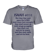 Isaiah 40:31 V-Neck T-Shirt tile