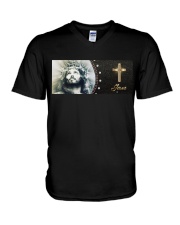 Jesus V-Neck T-Shirt tile