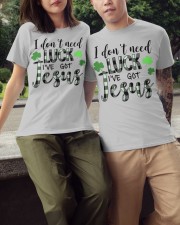 I Don't Need Luck I've Got Jesus Classic T-Shirt apparel-classic-tshirt-lifestyle-front-147