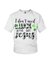 I Don't Need Luck I've Got Jesus Youth T-Shirt tile