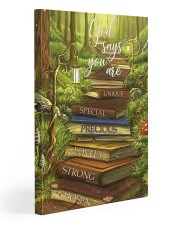 God says you are Gallery Wrapped Canvas Prints tile