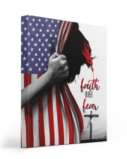 Faith Over Fear 16x20 Gallery Wrapped Canvas Prints front