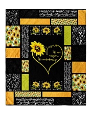 Jesus It's Not Religion Quilt 50"x60" - Throw front