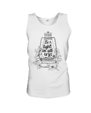 Be a light for all to see Unisex Tank tile