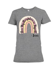 Love thy neighbor as thyself Premium Fit Ladies Tee tile