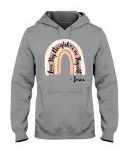 Love thy neighbor as thyself Hooded Sweatshirt tile