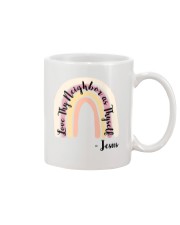 Love thy neighbor as thyself Mug tile