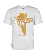 strength from GOD V-Neck T-Shirt tile