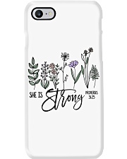 She Is Strong Phone Case tile