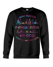 Way maker lyrics Crewneck Sweatshirt tile