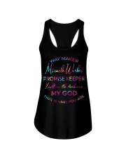 Way maker lyrics Ladies Flowy Tank tile