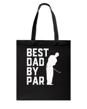 Mens Best Dad By Par Golf Lover Tote Bag tile