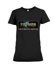 Mens Fa-Thor - Thor - Gift For Dad - Father Premium Fit Ladies Tee tile