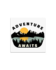 Camping Adventure Awaits Quote Love Camp Summer Square Magnet thumbnail