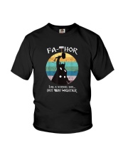 Fa-THOR Like Dad Just Mightier Mjolnir Papa Youth T-Shirt tile