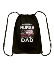 Mens My Favorite Nurse Calls Me Dad Drawstring Bag tile