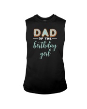 Dad of the Birthday Girl - Family Donut Birthday Sleeveless Tee tile