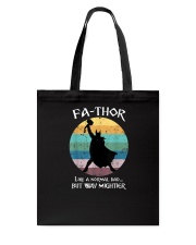Fa-THOR Like Dad Just Mightier Hero Dad Grandpa Tote Bag tile