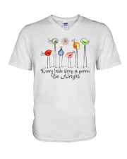Every Little Thing Is Gonna Be Alrigh V-Neck T-Shirt tile