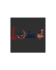 I love camping Square Magnet tile