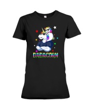 Dadacorn Muscle Shirt Unicorn Dad Premium Fit Ladies Tee tile
