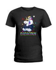 Dadacorn Muscle Shirt Unicorn Dad Ladies T-Shirt tile