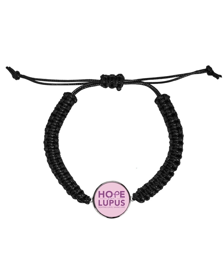 FIGHT LIKE A SUPERWOMEN Cord Circle Bracelet