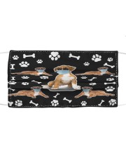 Boxer Dog Pattern Face Mask Cloth face mask front
