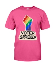 Voter Suppression LGBT Classic T-Shirt front