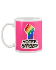 Voter Suppression LGBT Mug back