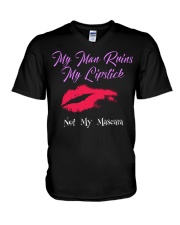 My Man Ruins My Lipstick V-Neck T-Shirt thumbnail