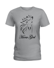 Horse Girl T Shirt Top Racing Riding Horses Lover Ladies T-Shirt thumbnail