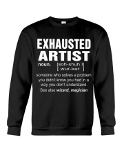 HOODIE EXHAUSTED ARTIST Crewneck Sweatshirt thumbnail