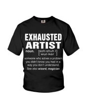 HOODIE EXHAUSTED ARTIST Youth T-Shirt thumbnail