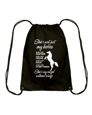 T- Shirt Horse Drawstring Bag tile