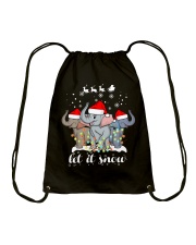Shirt elephant 102 Drawstring Bag tile