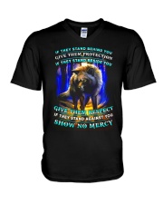 T-Shirt for lover Wolf V-Neck T-Shirt tile