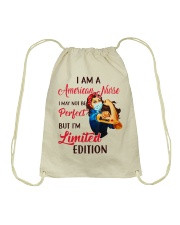 Life love peace Nurse Drawstring Bag tile