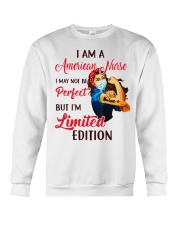 Life love peace Nurse Crewneck Sweatshirt tile