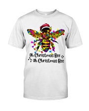 Bee shirt christmas Classic T-Shirt tile