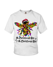 Bee shirt christmas Youth T-Shirt tile