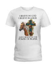 Horse Shirt 3x3 Ladies T-Shirt tile