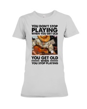 Guitar You Don't Playing When You Get Old 2 Premium Fit Ladies Tee tile