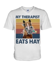 Horse Shirt 205 V-Neck T-Shirt tile