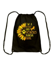 T- Shirt Horse Drawstring Bag tile
