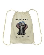 Shirt elephant Drawstring Bag tile