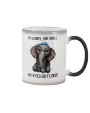 Shirt elephant Color Changing Mug tile