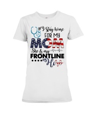 Life love peace Nurse Premium Fit Ladies Tee tile