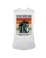 Stop Talking To Them Sleeveless Tee tile
